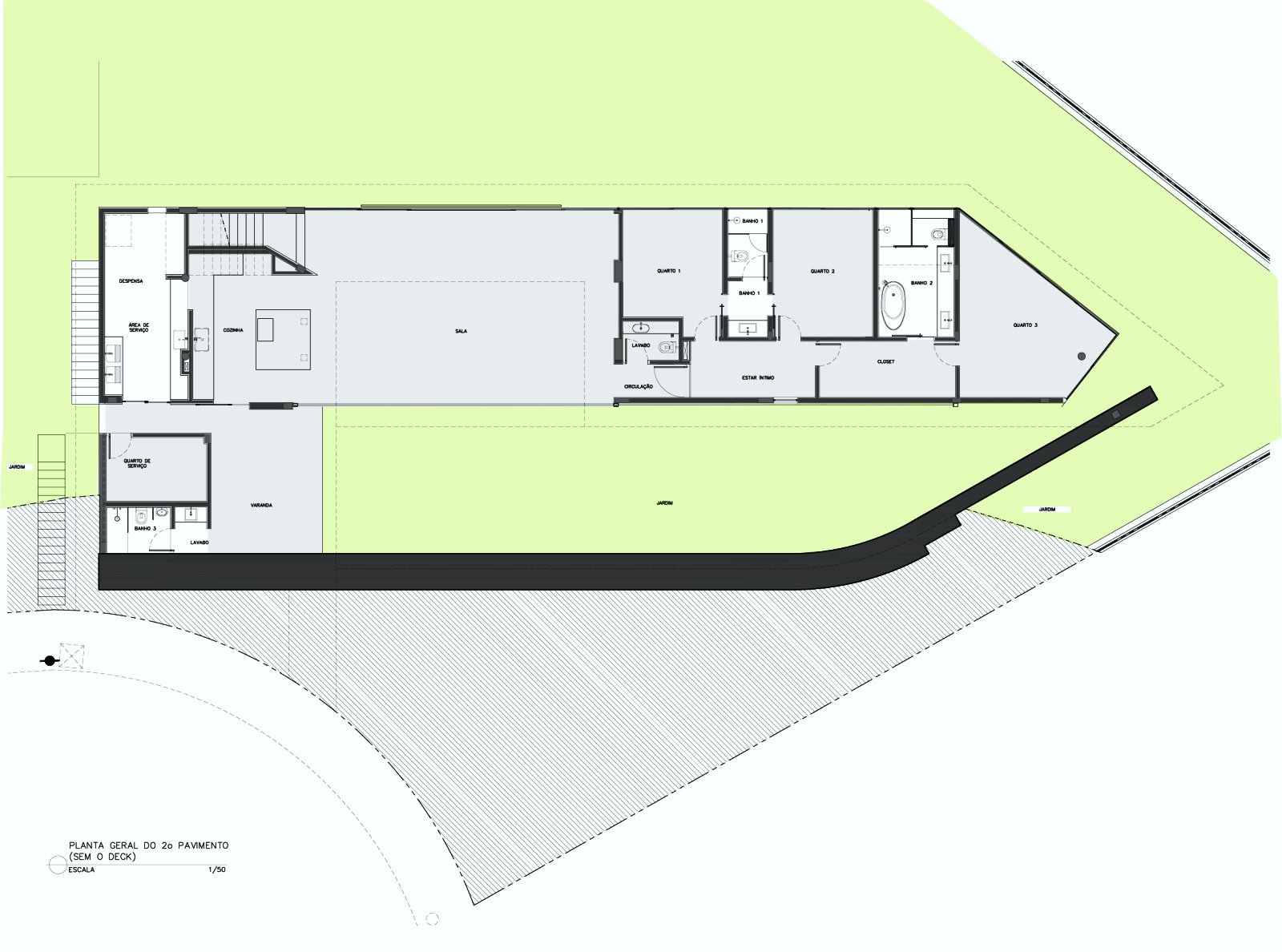 Inclined Slab House