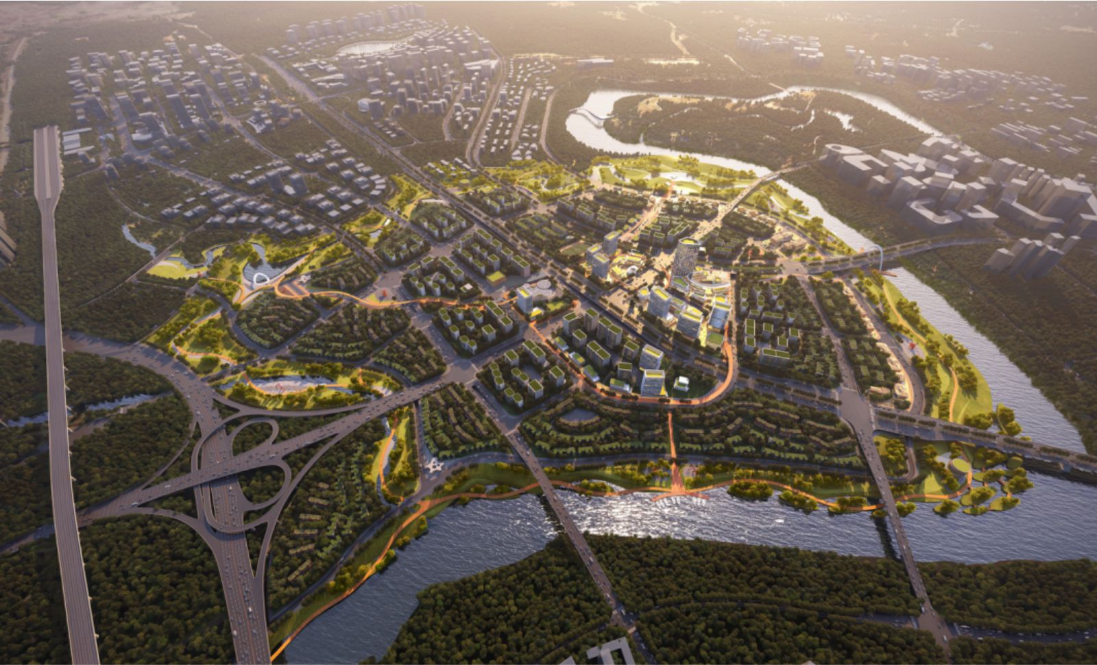 Chongqing Liangjiang Yuzui OPN Area Concept Planning & TOD Central Area Urban Design