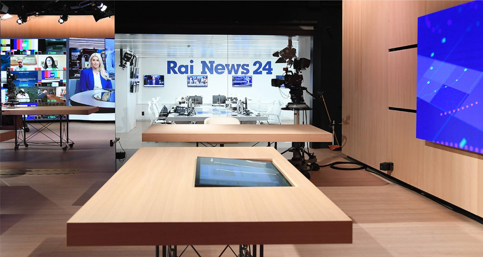 The New RAI News 24 Television Studios