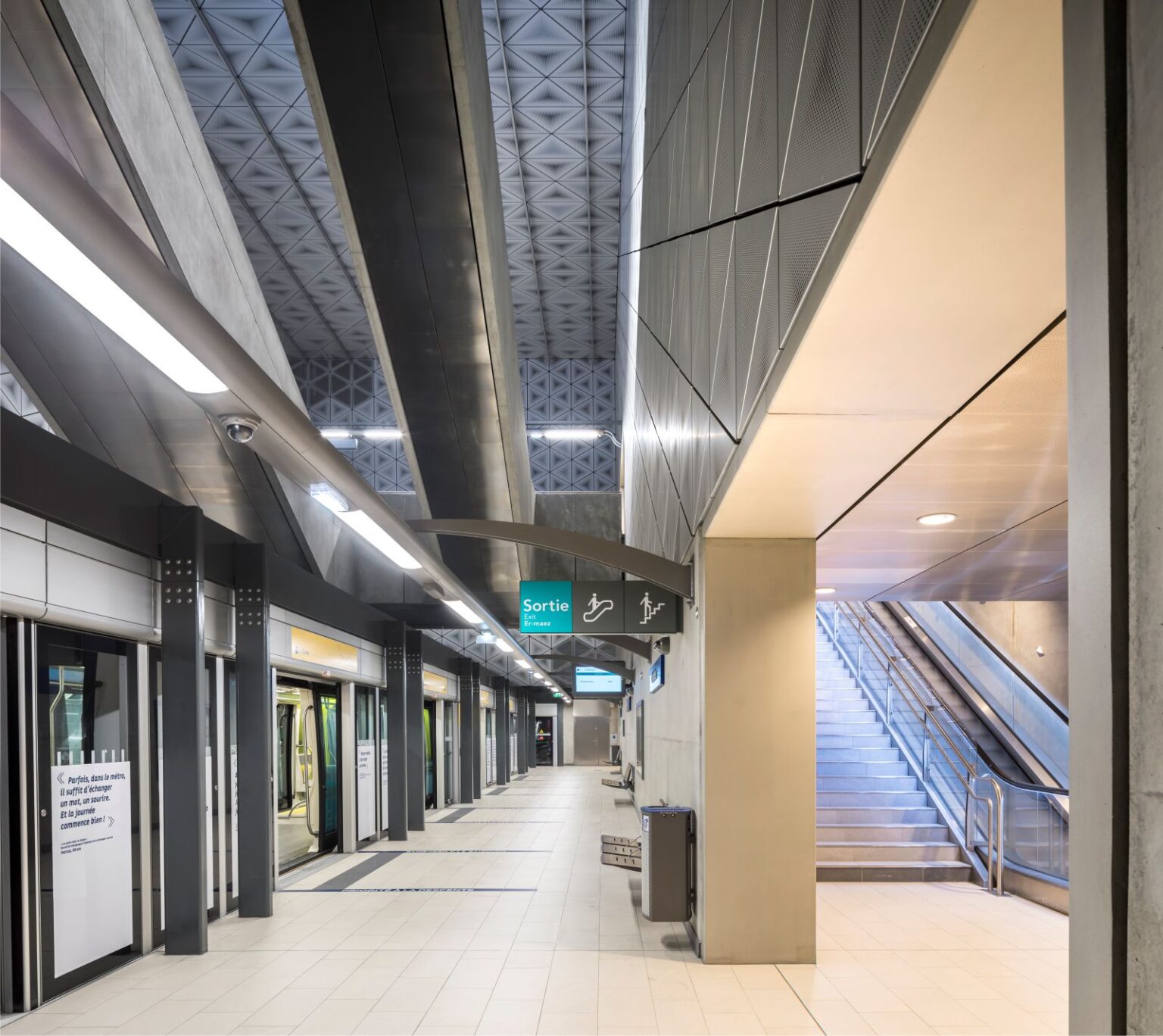 4 Metro stations by AZC architectes – aasarchitecture