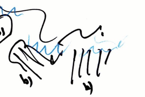 Sketch of Renzo Piano