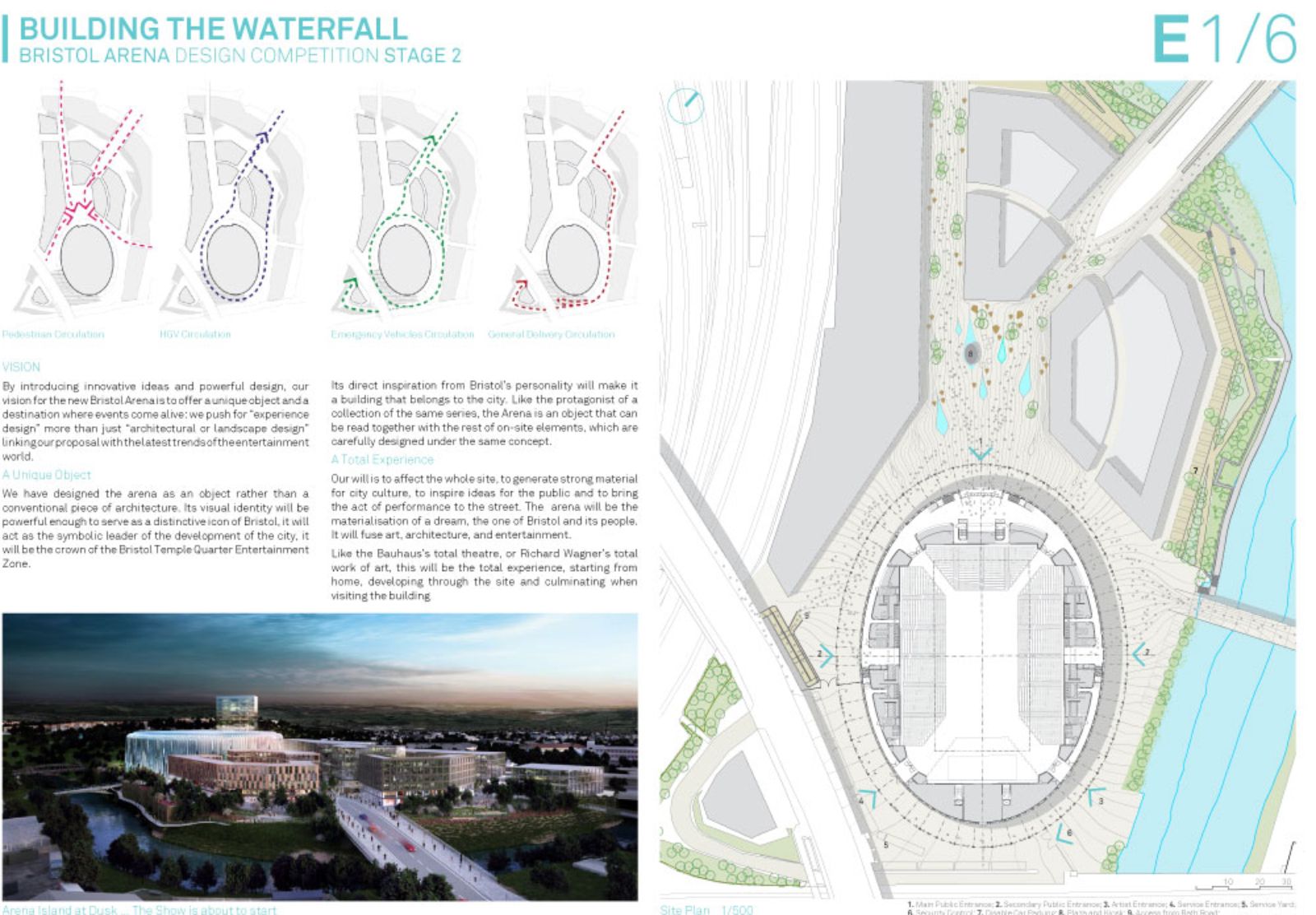 Bristol Arena Shortlisted Designs