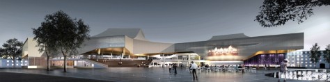 expansion of the Staatstheater