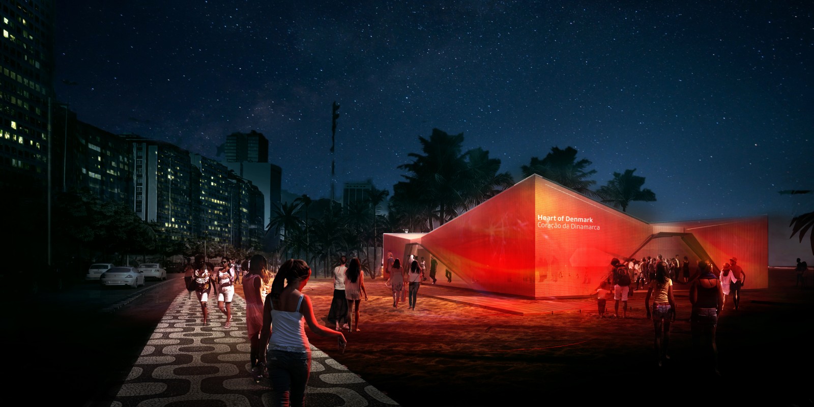 Denmark’s Pavilion at Ipanema Beach