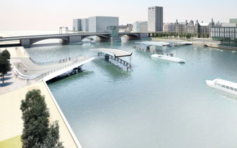 new bridge in central Copenhage
