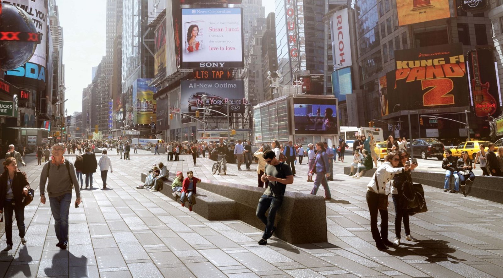 Times Square pedestrian plazas