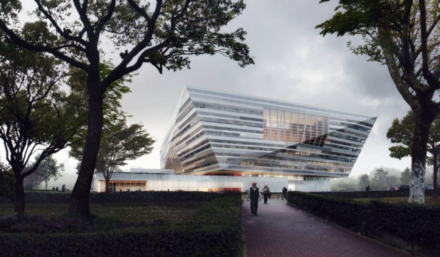 new Shanghai East Library
