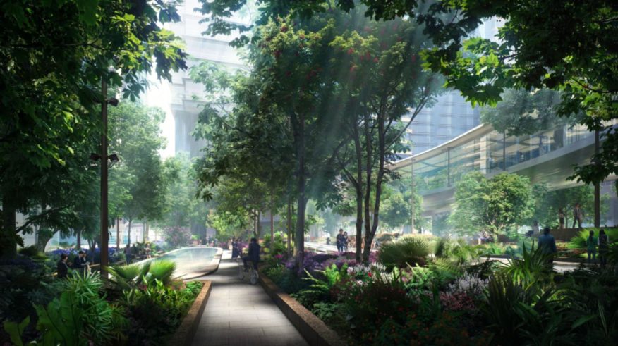 new public space in Hong Kong