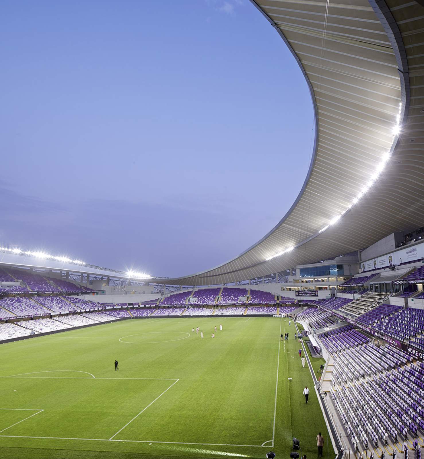Hazza Bin Zayed Stadium Named Stadium Of The Year 10 sarchitecture