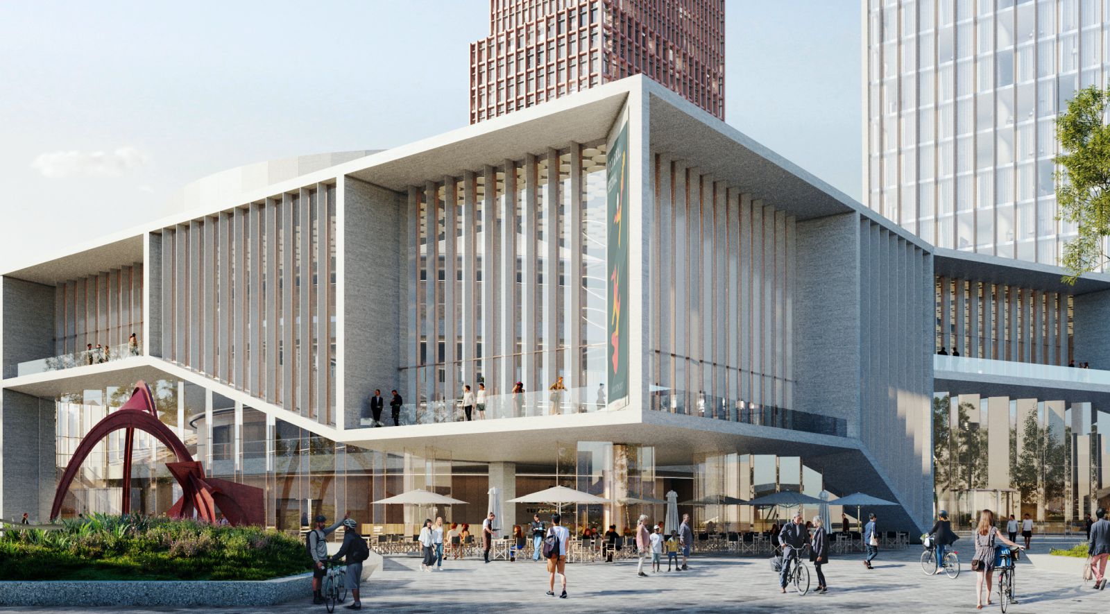 New cultural building and district for Bratislava