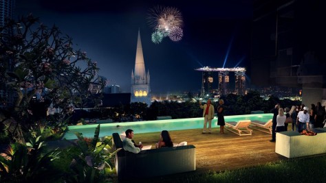 landscape design for Capitol Singapore