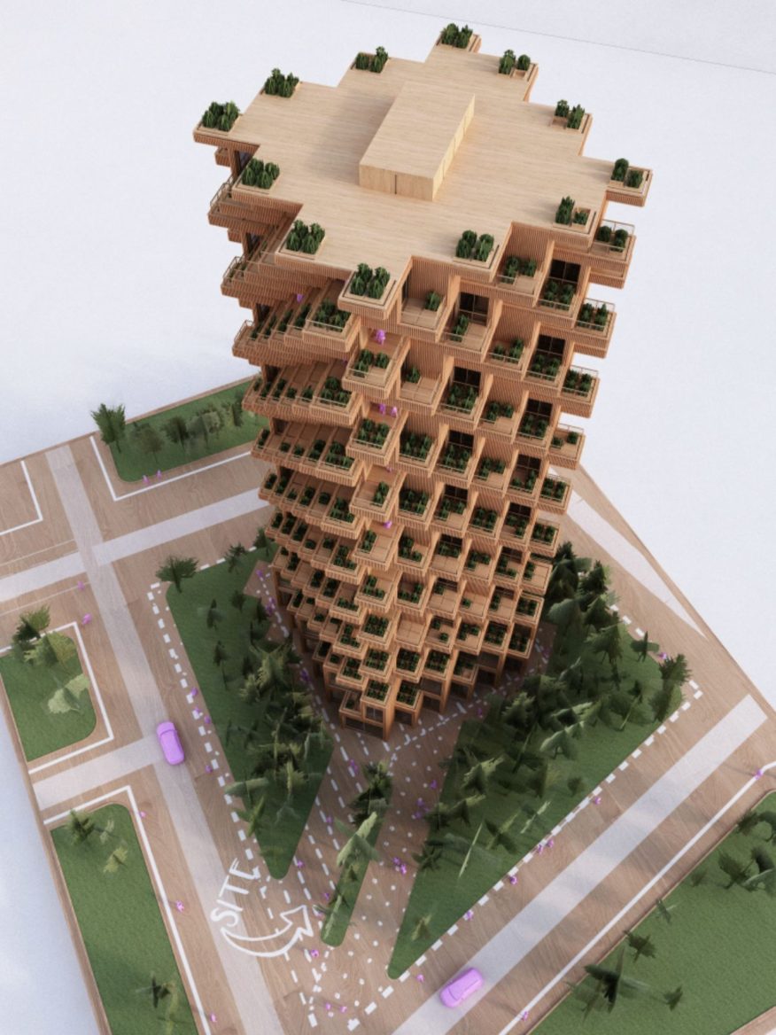 natural highrise tower