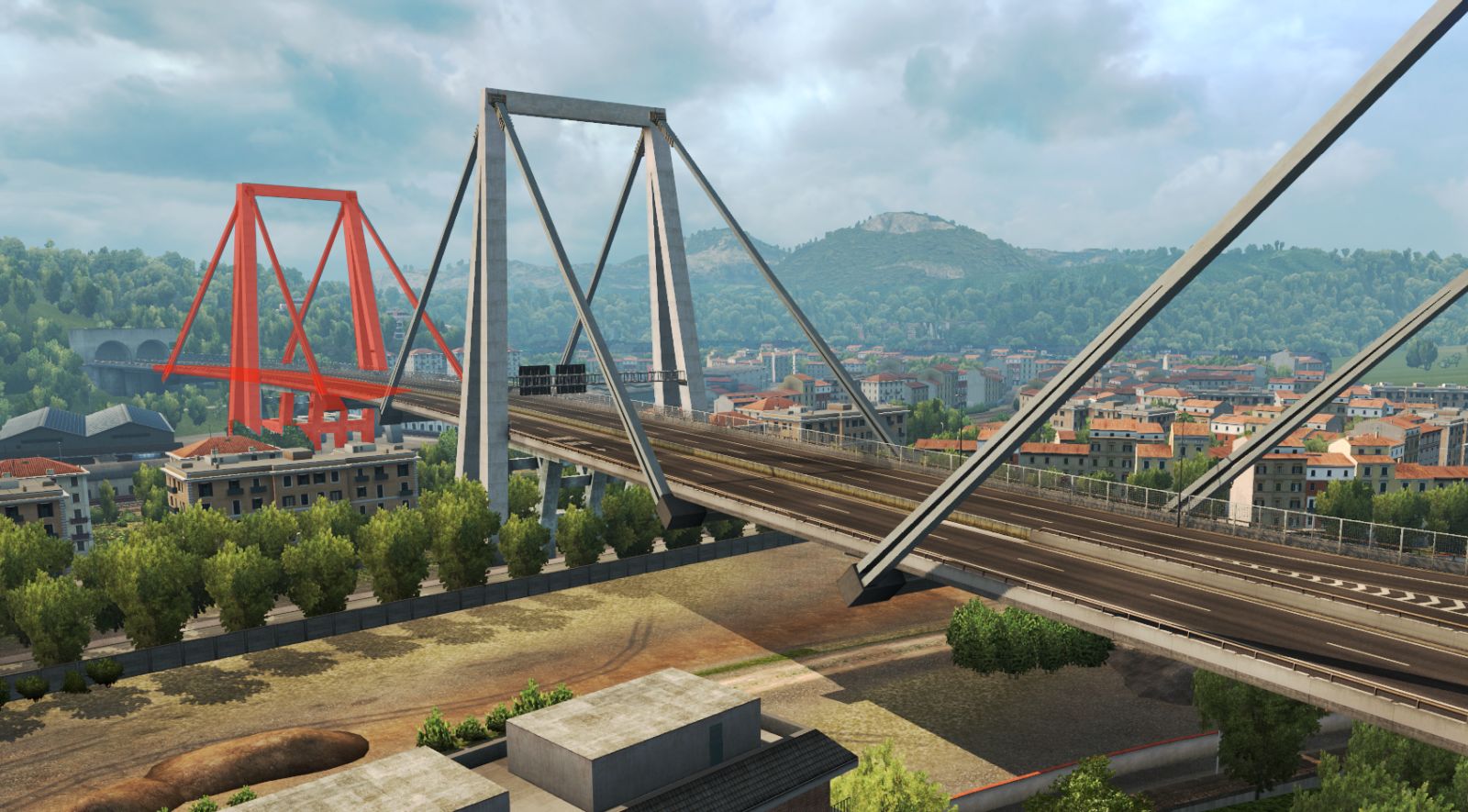 Renzo Piano econstruction of the Morandi Bridge