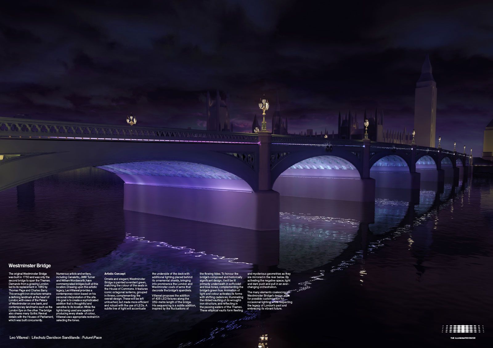 Illuminated River contest designs