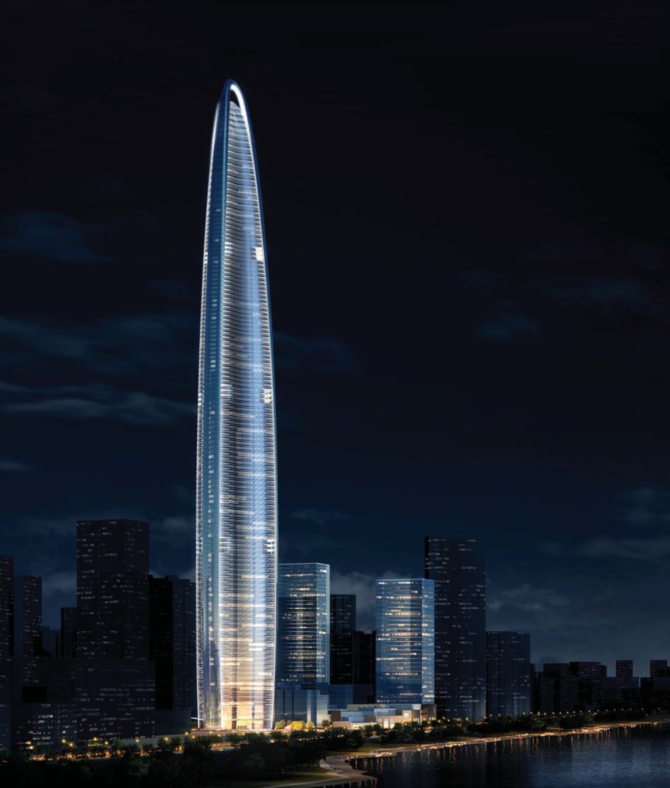 The Wuhan Greenland Center by Adrian Smith + Gordon Gill ...