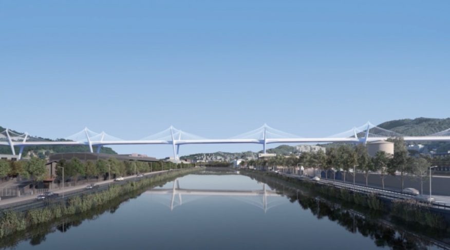 econstruction of the Morandi Bridge in Genoa