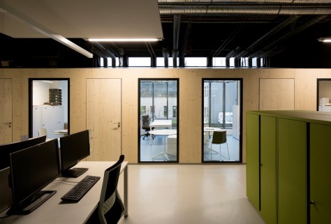 Transformation of a warehouse in offices